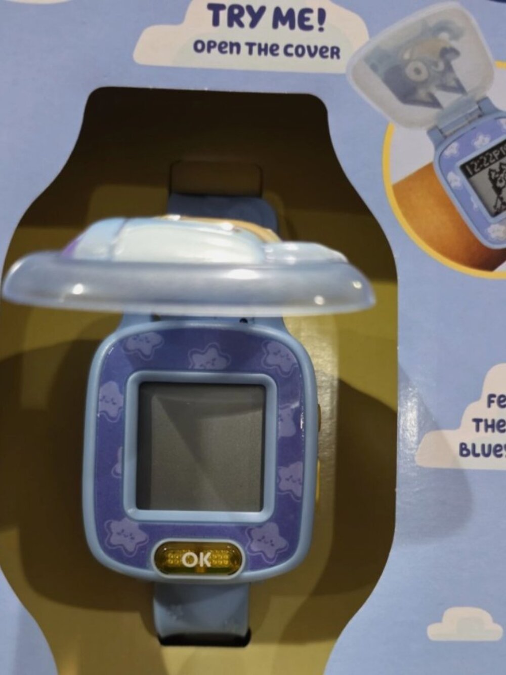 NIP Wackadoo Vtech BLUEY WATCH Activity Child Flip Up Toy Watch - Picture 8 of 9